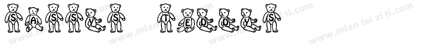 Sassys Teddys 1字体转换